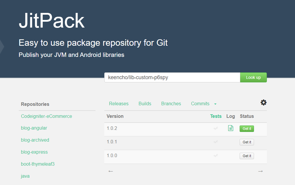 jitpack-lookup
